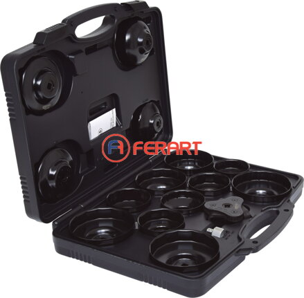 3/8" súprava kľúčov na olejový filter, 16-dielna