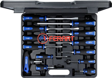 Sada skrutkovačov s úderovou hlavou ERGOTORQUE®max, 13-dielna