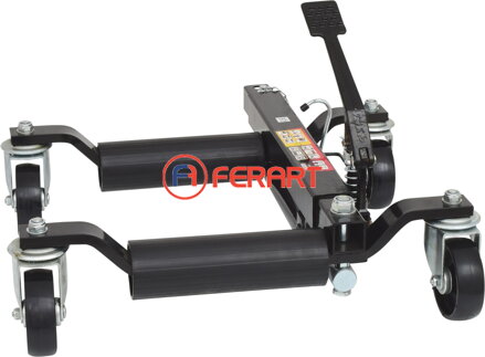 Hydraulická pomôcka pre manévrovanie, podperné valčeky z plastu, 228mm