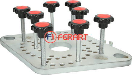 Adaptérová doska pre pneumatický stojanový napinák pružín