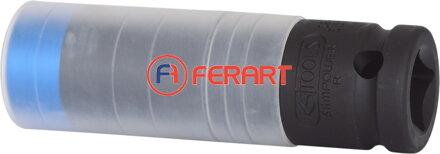 SlimPOWER 1/2" nástrčný orech Impact, 17mm