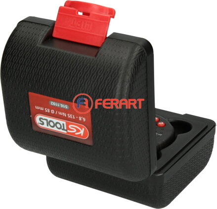 1/2" digitálny momentový adaptér s uhlomerom, 6,8-135 Nm
