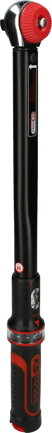 Momentový kľúč s račňou 1/2" ERGOTORQUE®precision, otočné tlačidlo, 40-200 Nm