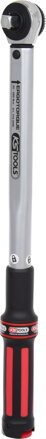 ERGOTORQUE®basic momentový kľúč s otočnou hlavou - prepínacou - račňovou hlavou, 20-200Nm