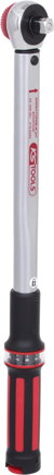 1/2" ERGOTORQUE®precision momentový kľúč 20-200 Nm s rýchlo uzavierateľným otočným gombíkom - prestaviteľnou hlavou račne