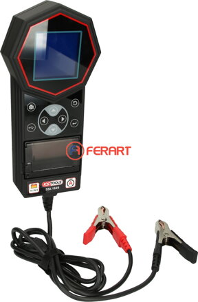 12 V / 24 V Digitálny prístroj na testovanie batérií a systému nabíjania s integrovanou tlačiarňou