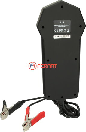 12 V / 24 V Digitálny prístroj na testovanie batérií a systému nabíjania s integrovanou tlačiarňou
