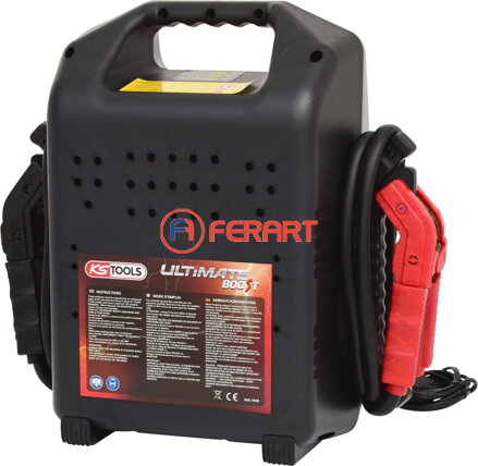 12 V + 24 V batériový booster, mobilná štartovacia pomôcka 1700 A