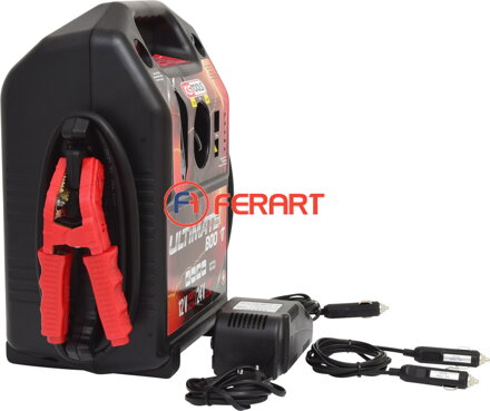 12 V + 24 V batériový booster, mobilná štartovacia pomôcka 1700 A