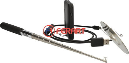 WiFi súprava obrazových osciloskopov s Ø 3,9 mm 0° HD sonda prednej kamery, 7-dielna