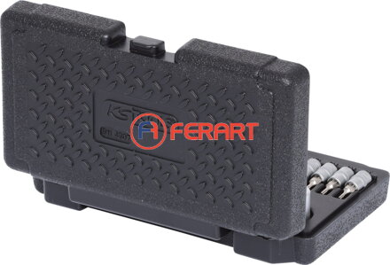 Súprava 1/4" +1/2" nástrčkových kľúčov Torx, 21 ks