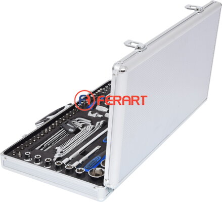 1/4" +1/2" CHROMEplus súprava nástrčkových kľúčov, 102-dielna