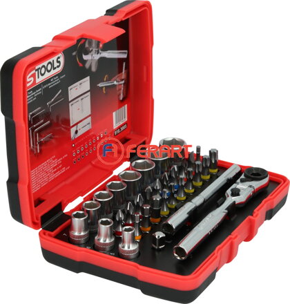 1/4" TORSIONpower box nástrčných bitov, 33-dielny