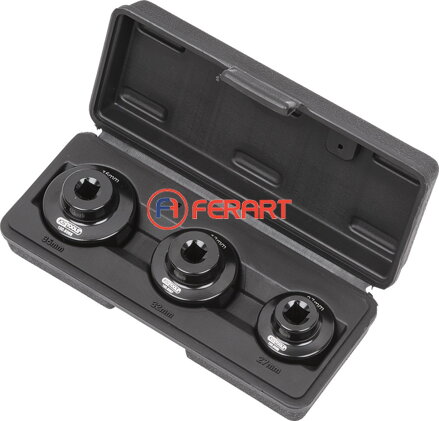 3/8" súprava kľúčov na olejový filter, 3-dielna