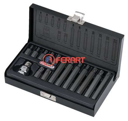 10mm CLASSIC súprava bitov, 15 ks, Torx