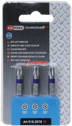 1/4" CHROMEplus bit Torx, 25mm, T10