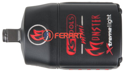 Vysokovýkonný pneumatický príklepový skrutkovač 1/2" mini MONSTER Xtremelight 1390 Nm