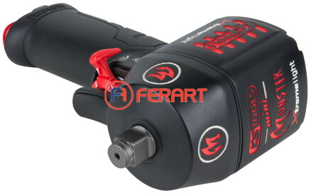 Vysokovýkonný pneumatický príklepový skrutkovač 1/2" mini MONSTER Xtremelight 1390 Nm