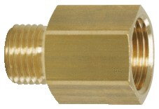 Mosadzná redukčná vsuvka, G3/8"AG x G1/4"IG