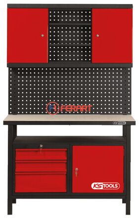 Pracovný stôl s 3 zásuvkami a 1 dverami, v 840 x š 1200 x h 600 mm