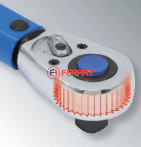 1/4" ERGOTORQUE®precision momentový kľúč s račňou, 1-25Nm
