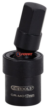 1/2" silový bitový nástrčný orech s guľovým kĺbom, 8mm
