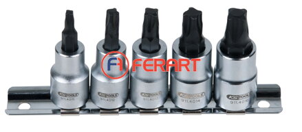 3/8" súprava bitov nástrčných pre skrutky MTS MORTORq®, 5-dielna