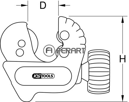 Mini trubkorez, 3-16mm, ergonomický