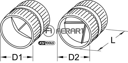 Vnútorný a vonkajší odstraňovač výronkov, plast, 3-42mm