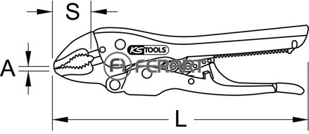 Škripcové kliešte 7" GRIP Xtreme