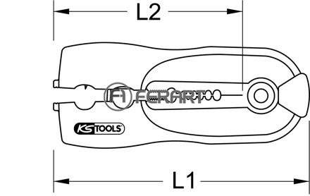 Multifunkčné odizolovacie náradie, 0,8-2,6mm