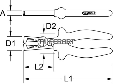 ESD odizolovacie kliešte, 140mm