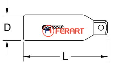 Izolovaný edukčný adaptér, 3/8"F x 1/4"M