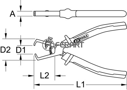 ULTIMATEplus odizolovacie kliešte, 180mm