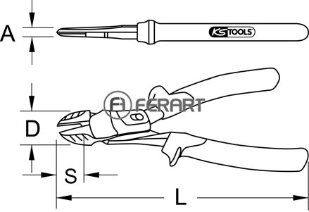 ULTIMATEplus silový odstrihovač, 210mm