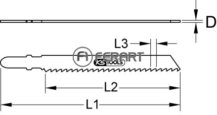 List do dierovacej píly, CV, 100mm, 2,5mm, T101D, balenie 5 ks