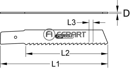 List do šabľovej píly Rems, HSS bimetal, 150mm, 1,8mm, súprava 5 ks