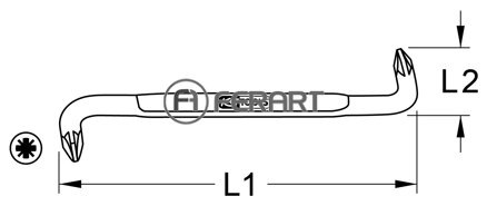 Zahnutý skrutkovač PZ1-PZ2