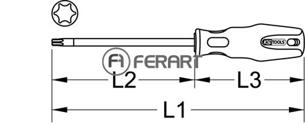 ERGOTORQUEplus skrutkovač, T8