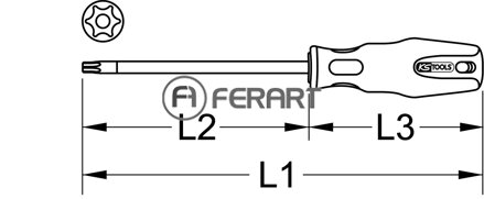 ERGOTORQUEplus skrutkovač, TB8
