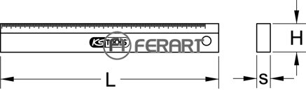 Presné meradlo, 800mm