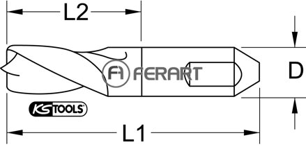 HSS-G špirálový vrták, 0,3mm, súprava 10 ks