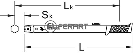 14x18mm rýchlonastavovací momentový kľúč, 40-200Nm