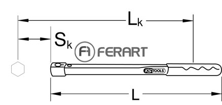 9x12mm ULTIMATEprecision nástrčný momentový kľúč, 15-85Nm
