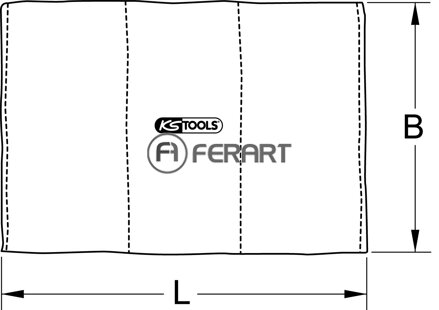 Ochranné podložky proti plameňom, 460x800mm