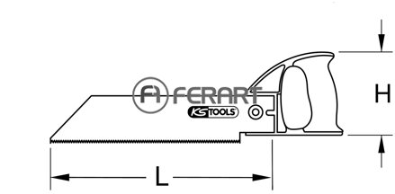 PVC ručná pílka, 300mm