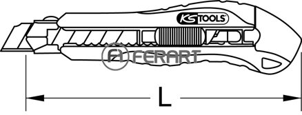Komfortný nôž s odlamovacími čeľusťami, 160mm