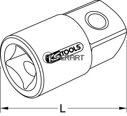 3/4" zväčšovací adaptér, 3/4"F x 1"M