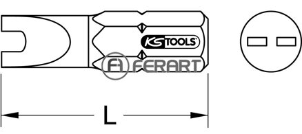 1/4" CLASSIC bit upínač, 25mm, 12mm