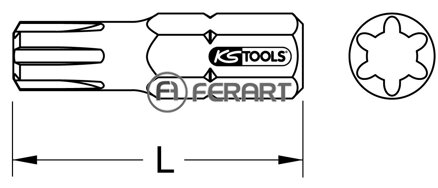 5/16" CLASSIC bit RIBE, 38mm, M5